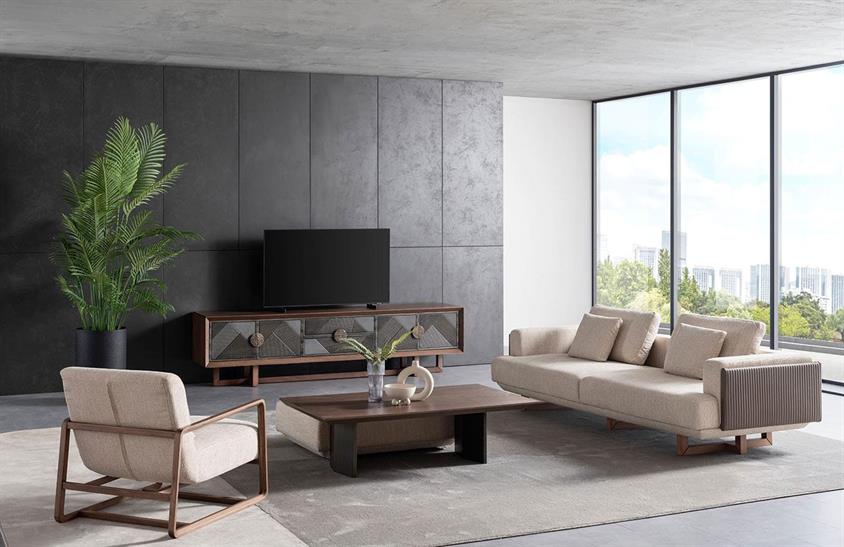 Lancelot Walnut Tv Ünitesi TV Ünitesi