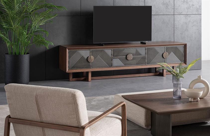 Lancelot Walnut Tv Ünitesi TV Ünitesi