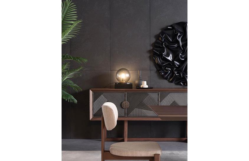 Lancelot Walnut Yemek Odası Takımı Yemek Odası