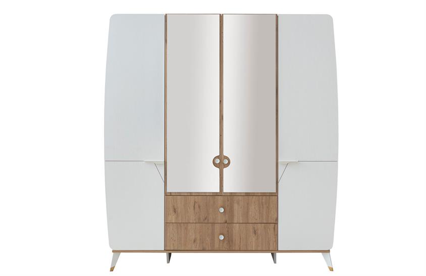 Bloom 4 Kapılı Dolap Genç Odası