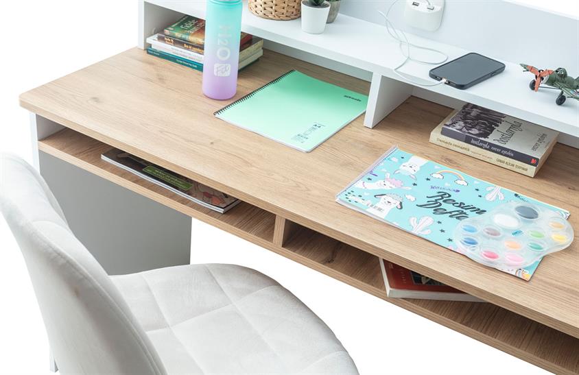 Camelia Çalışma Masası + Ünitesi Genç Odası