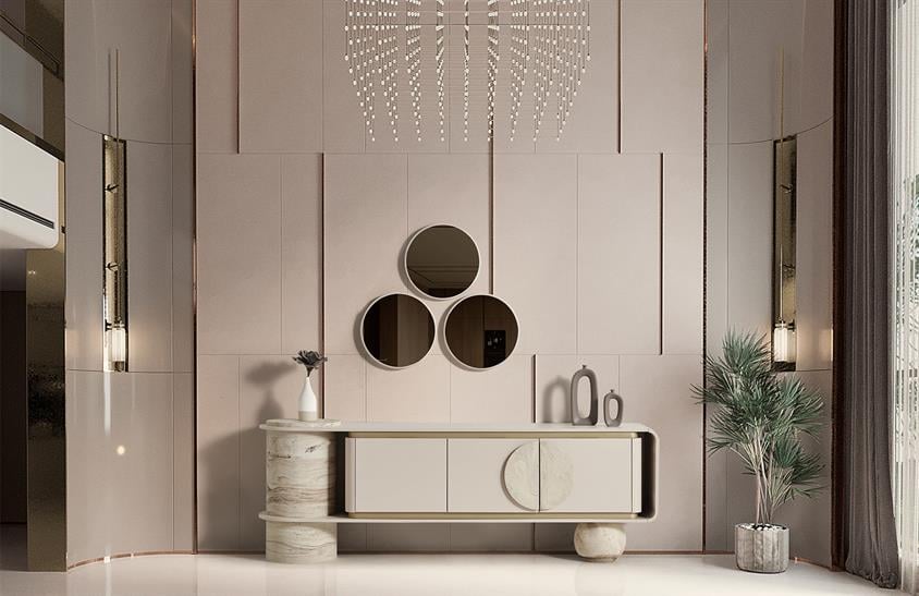 Land Traverten Yemek Odası Takımı Yemek Odası