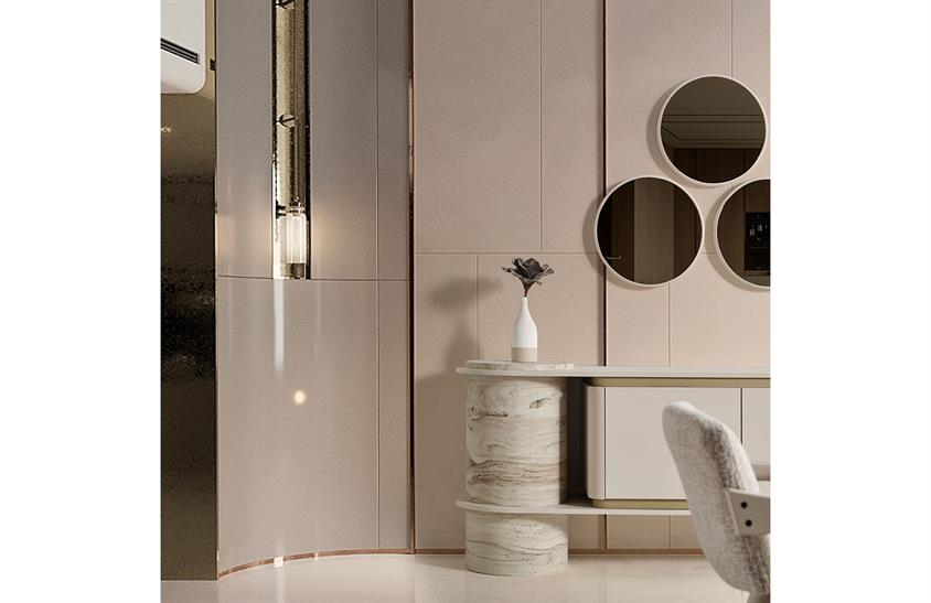 Land Traverten Yemek Odası Takımı Yemek Odası