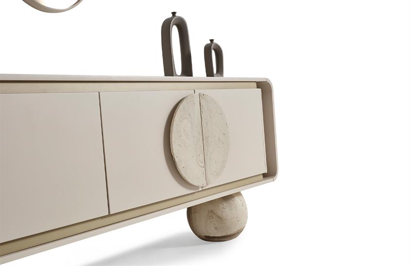 Land Traverten Yemek Odası Takımı Yemek Odası