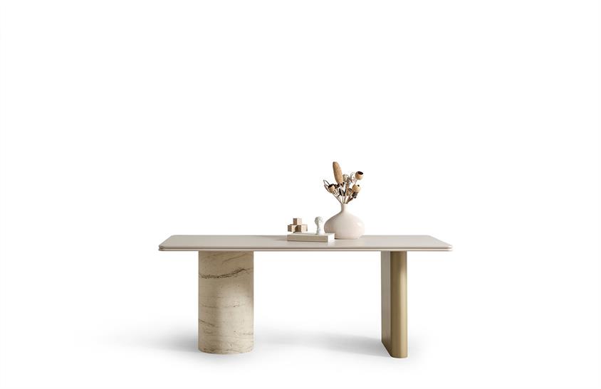 Land Traverten Yemek Odası Takımı Yemek Odası