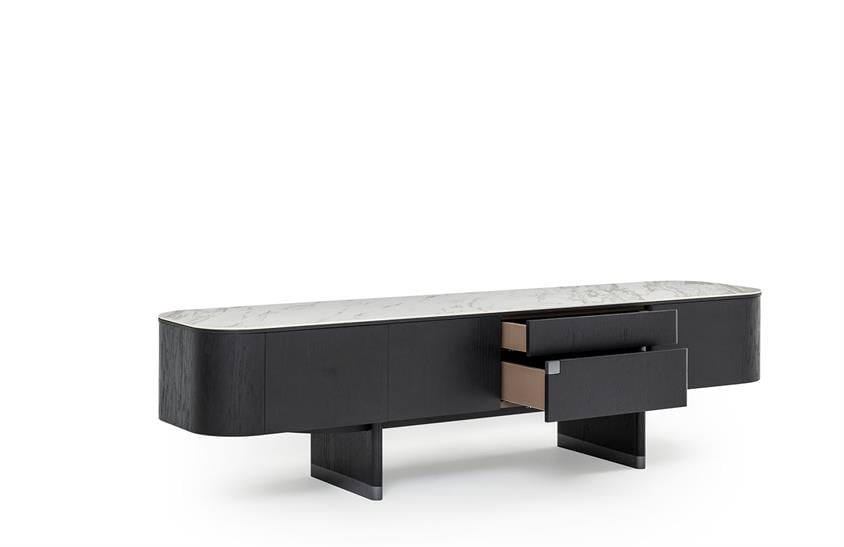 Riley Tv Sehpası Porselen TV Ünitesi