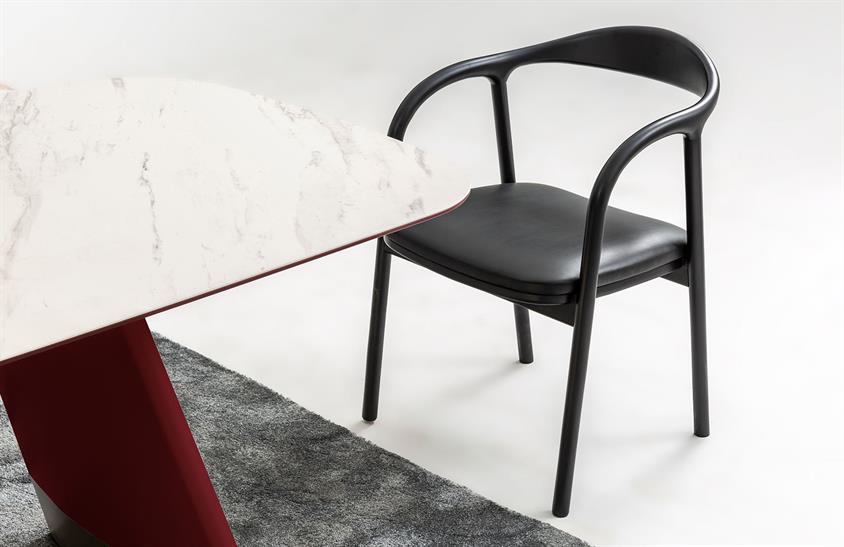 Riley Yemek Odası Takımı Bordo Yemek Odası