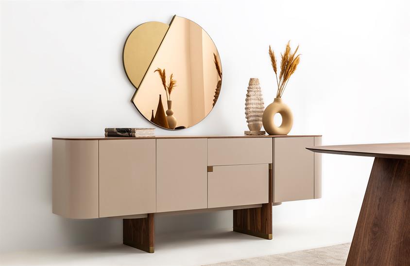 Riley Yemek Odası Takımı Bej Yemek Odası