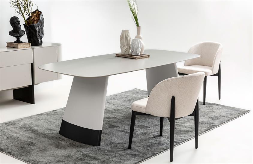 Riley Gri Yemek Odası Takımı Yemek Odası