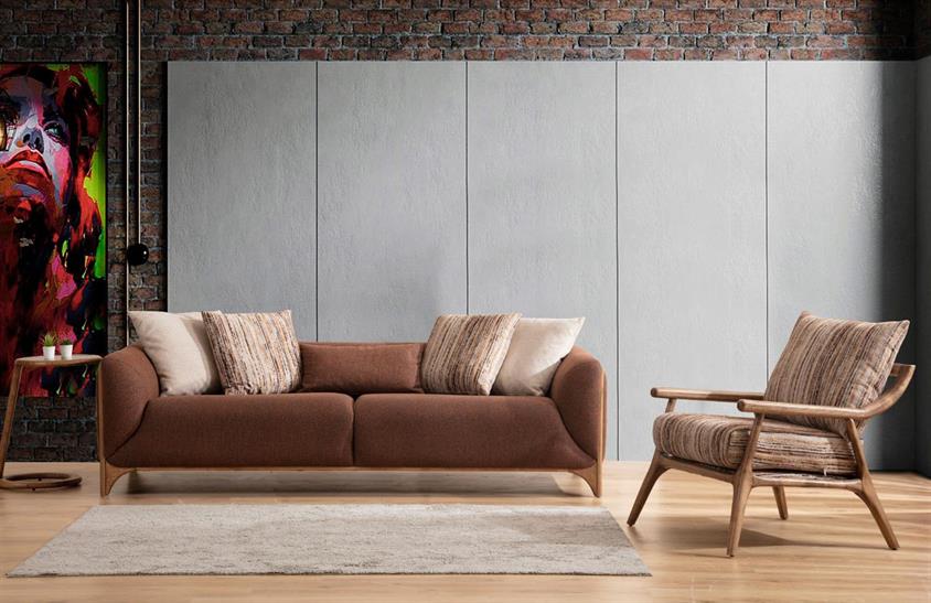 Evan Ceviz Koltuk Takımı Koltuk Takımı