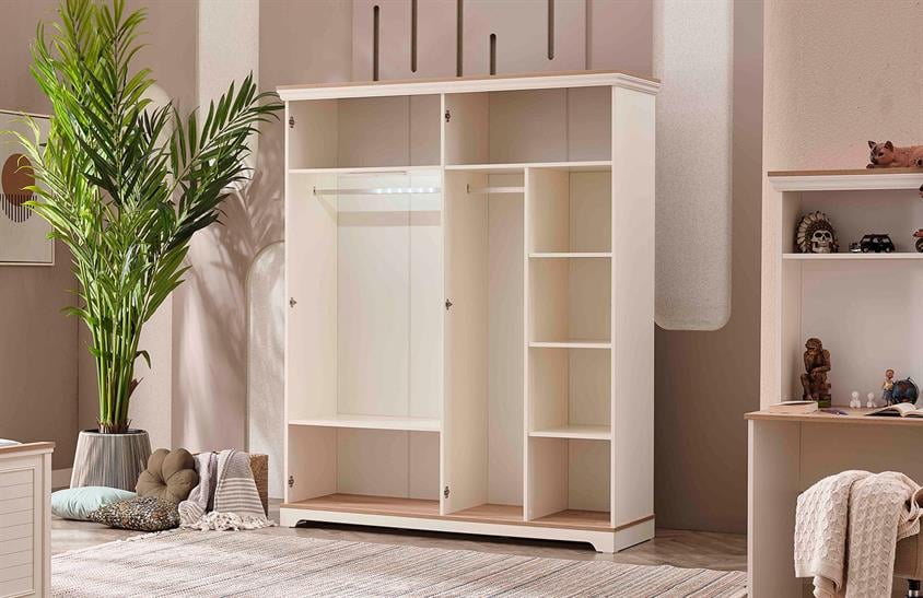 Talin 4 Kapaklı Dolap Genç Odası