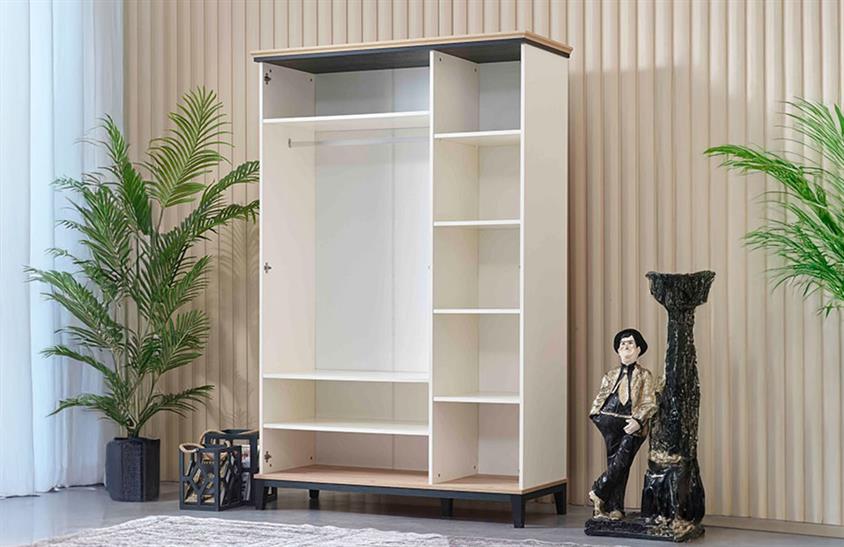 Nivale 3 Kapaklı Dolap Genç Odası