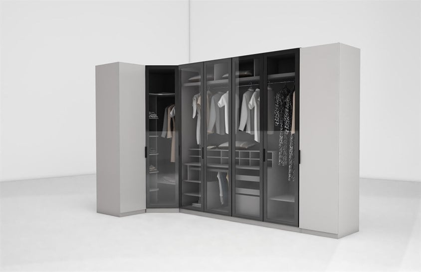 Clove Köşe Dolap Takım Yatak Odası