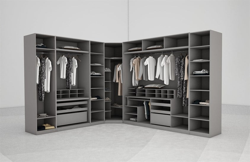 Clove Köşe Dolap Takım Yatak Odası