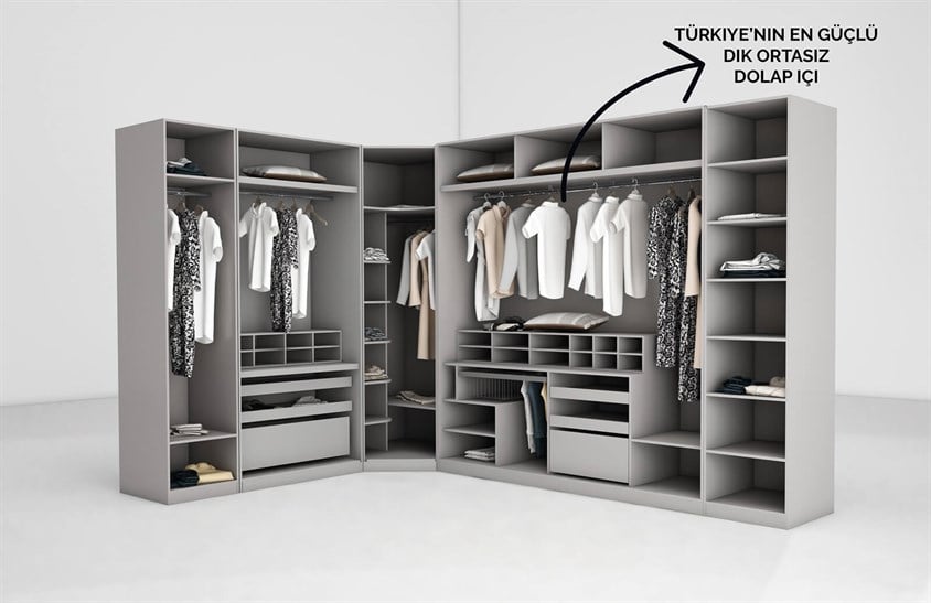 Clove Köşe Dolap Takım Yatak Odası