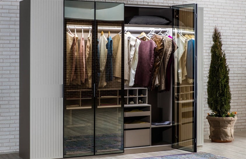 Clove Köşe Dolap Takım Yatak Odası