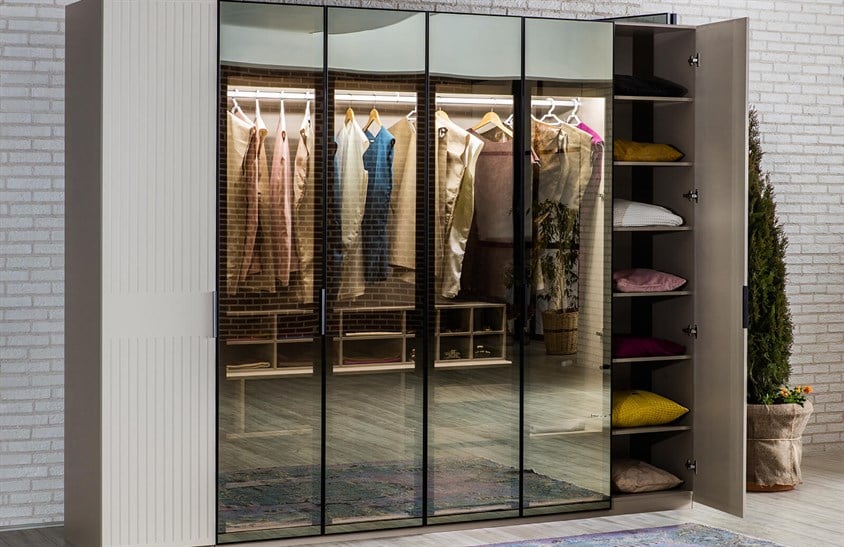 Clove Köşe Dolap Takım Yatak Odası