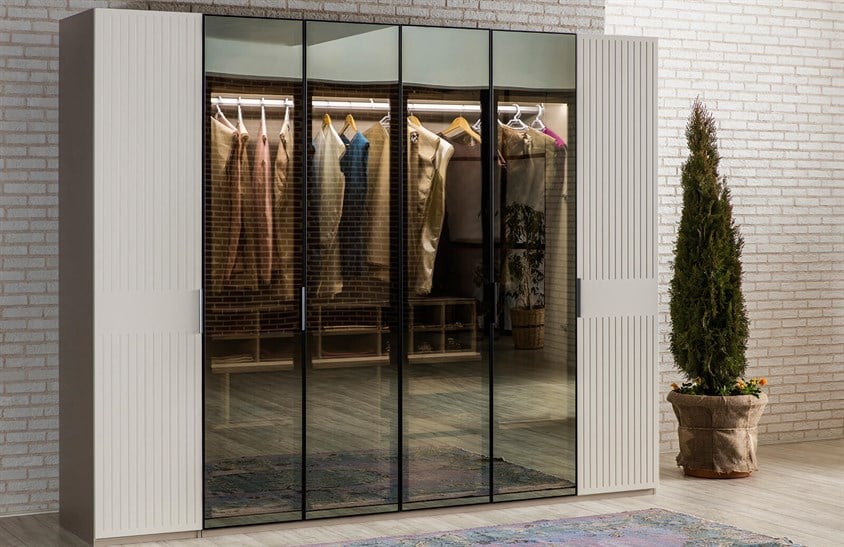 Clove Köşe Dolap Takım Yatak Odası