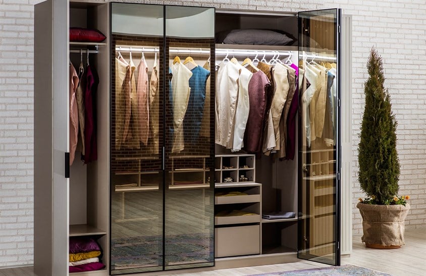 Clove Köşe Dolap Takım Yatak Odası