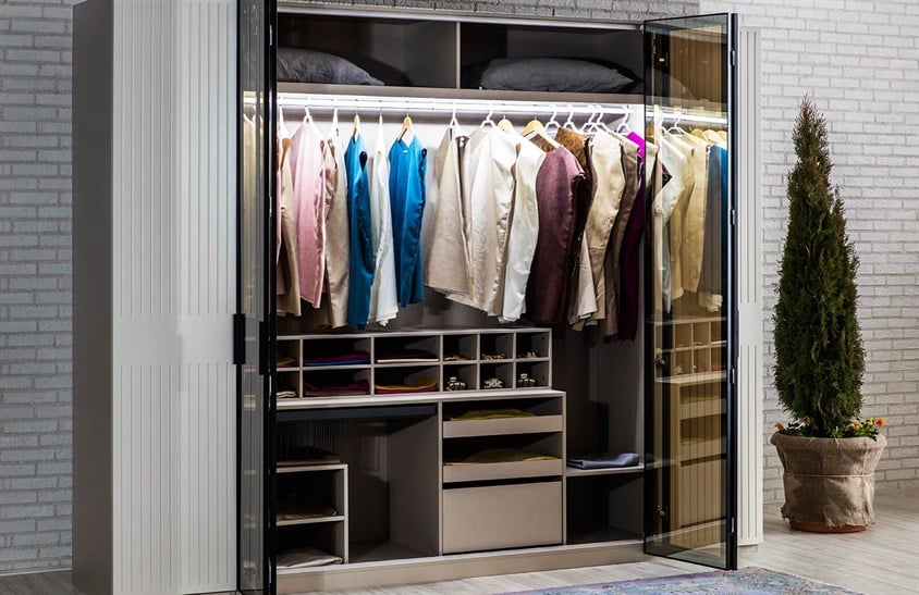 Clove Köşe Dolap Takım Yatak Odası