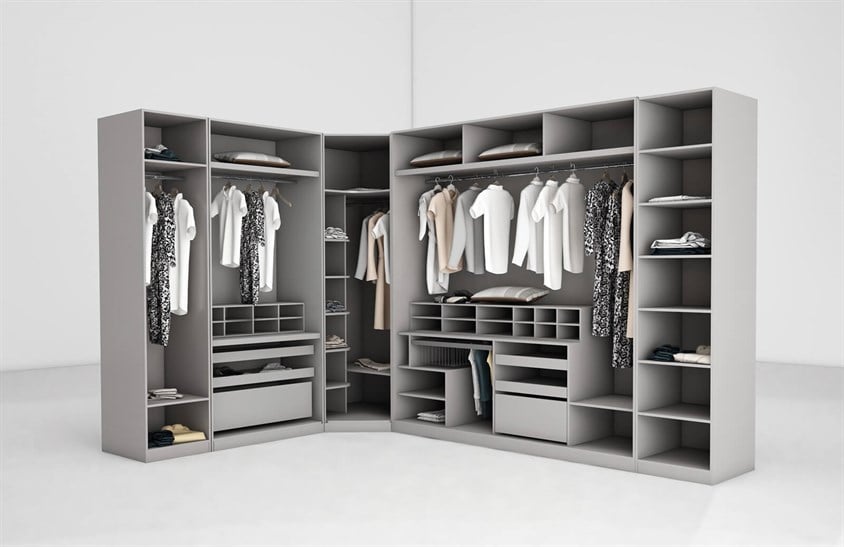 Clove Köşe Dolap Takım Yatak Odası