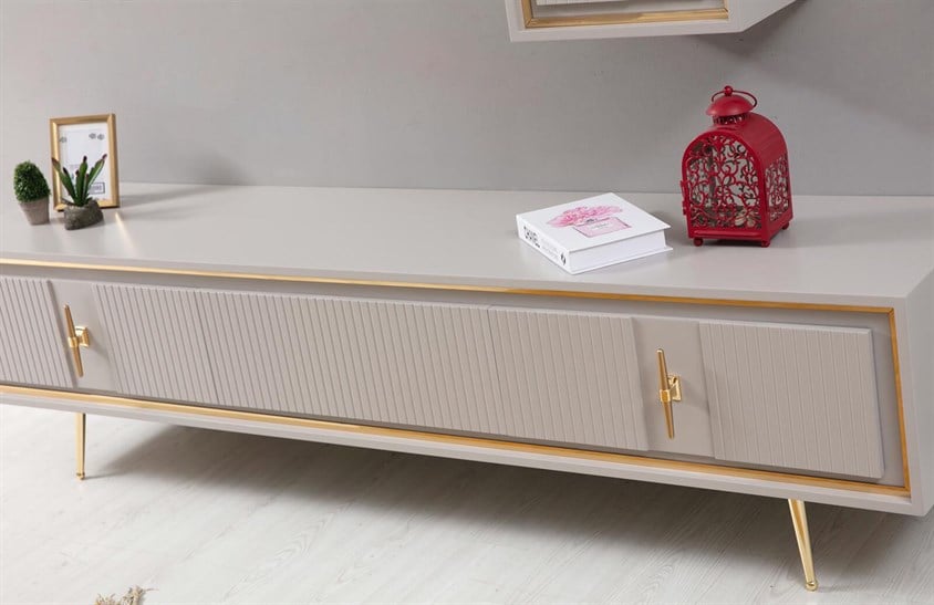 Linda Tv Ünitesi Bej TV Ünitesi