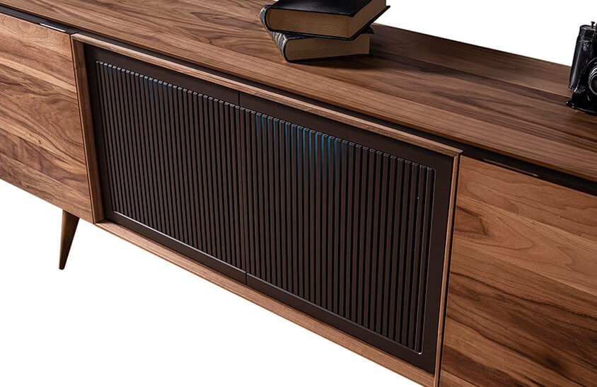 Arsey Yemek Odası Takımı Antrasit Yemek Odası