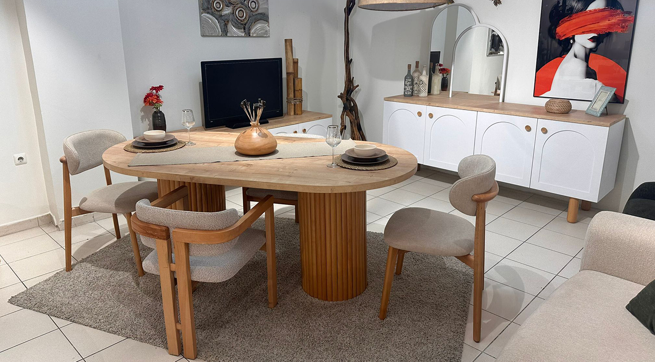 Bohem Yemek Odası Takımı Yemek Odası