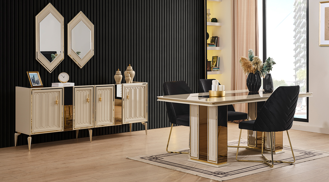 Velar Modern Yemek Odası Takımı Yemek Odası