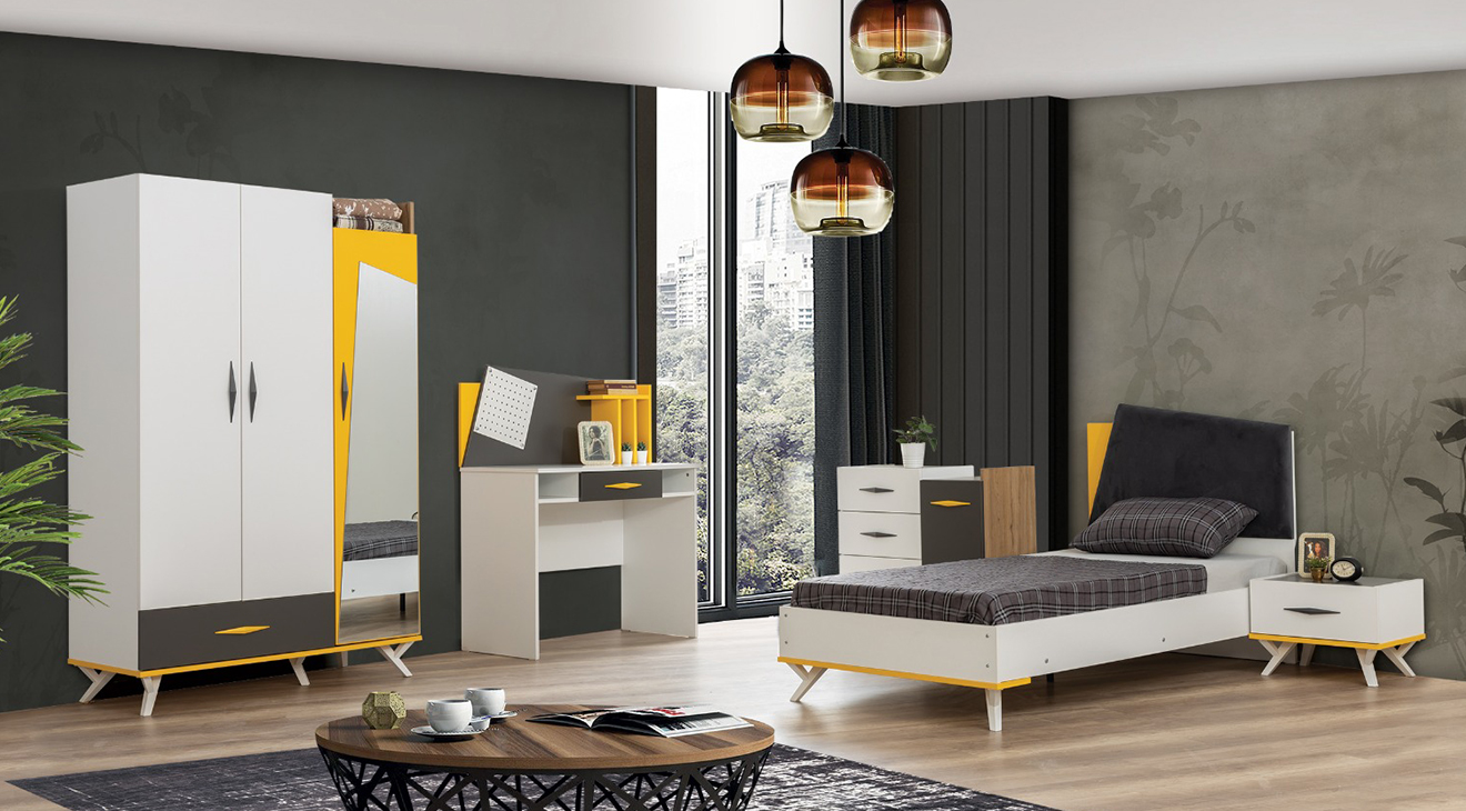 Rio 3 Kapaklı Genç Odası Takımı Genç Odası