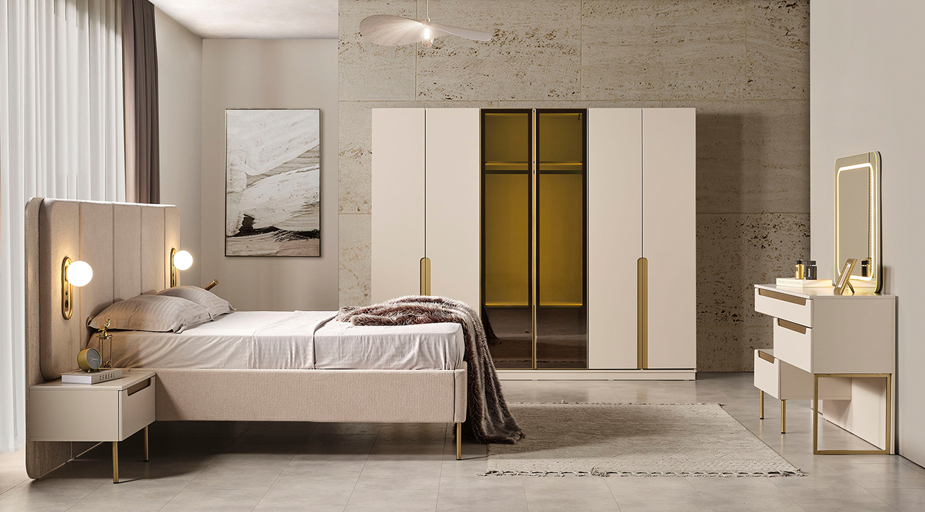 Zara 6 Kapaklı Yatak Odası Takımı