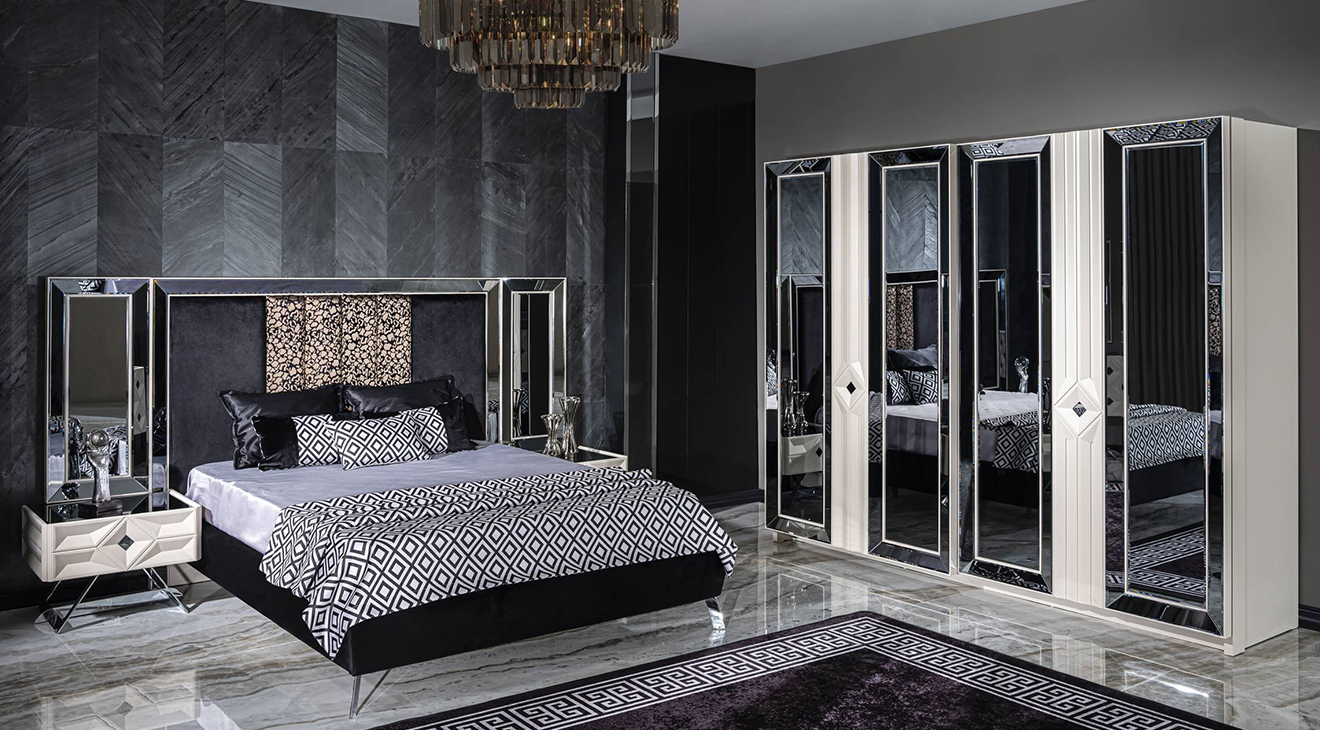 Asus Metal Ayaklı Yatak Odası Takımı Yatak Odası