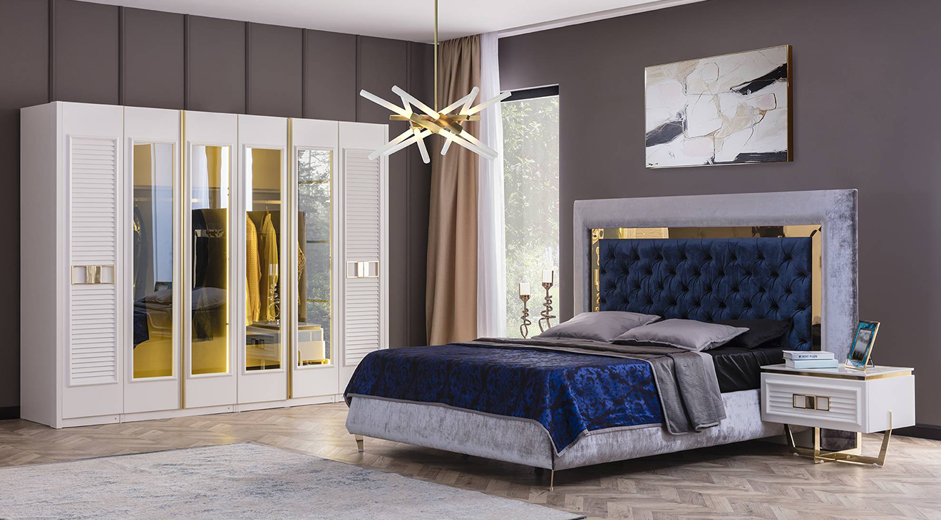 Gloria 6 Kapaklı Yatak Odası Takımı Yatak Odası