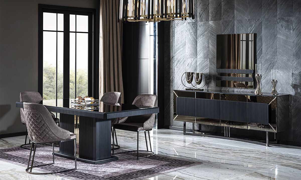 Lion Metal Ayaklı Yemek Odası Takımı Yemek Odası