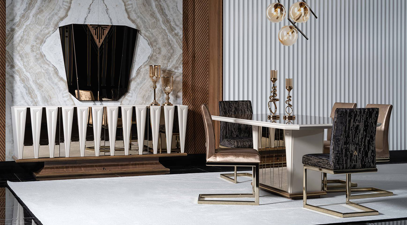 Tokyo Luxury Yemek Odası Takımı Luxury Yemek Odası