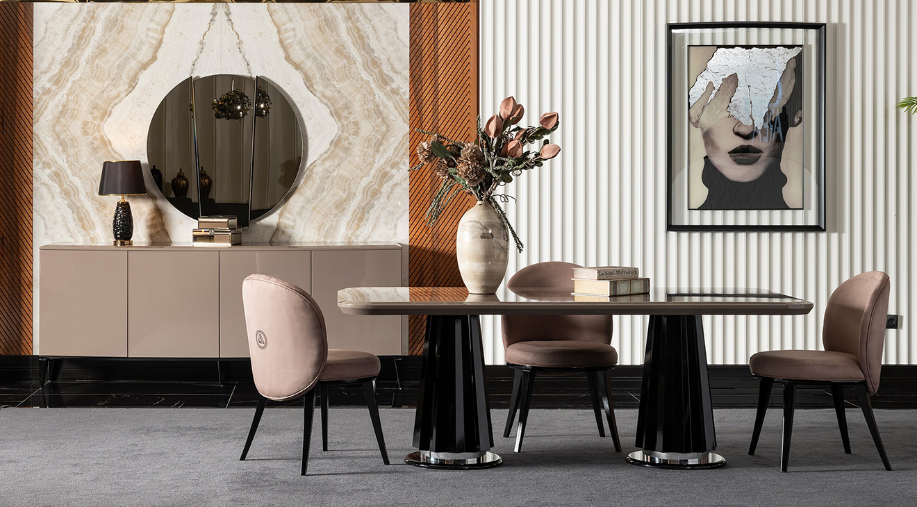 Bentley Modern Yemek Odası Takımı Yemek Odası