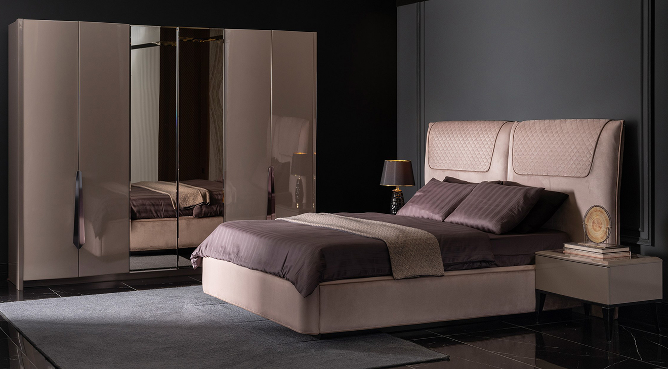 Bentley 6 Kapaklı Yatak Odası Takımı Yatak Odası