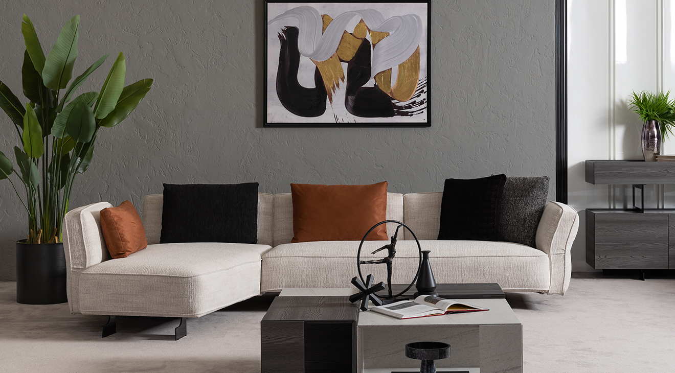 Monaco Modern Köşe Koltuk Takımı Modern Köşe Takımları