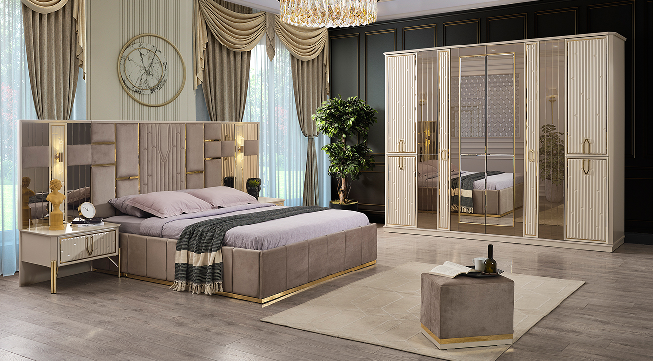 Bahar 6 Kapaklı Yatak Odası Takımı Yatak Odası