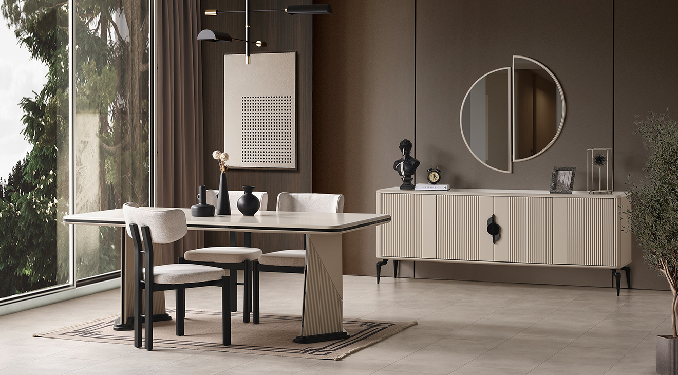 Akya Modern Yemek Odası Takımı Yemek Odası