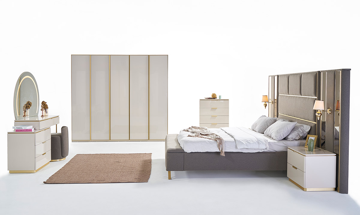 Kapadokya 5 Kapaklı Yatak Odası Takımı