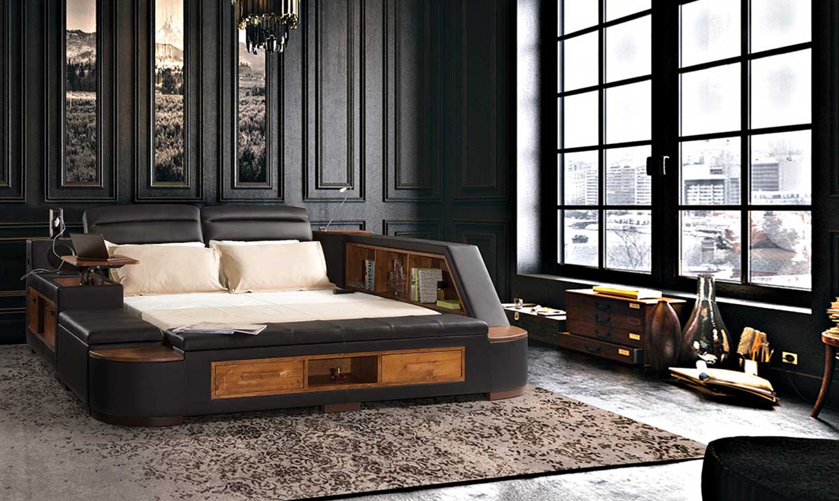 Luxe Life Black Ses Sistemli Akıllı Karyola Akıllı Karyola