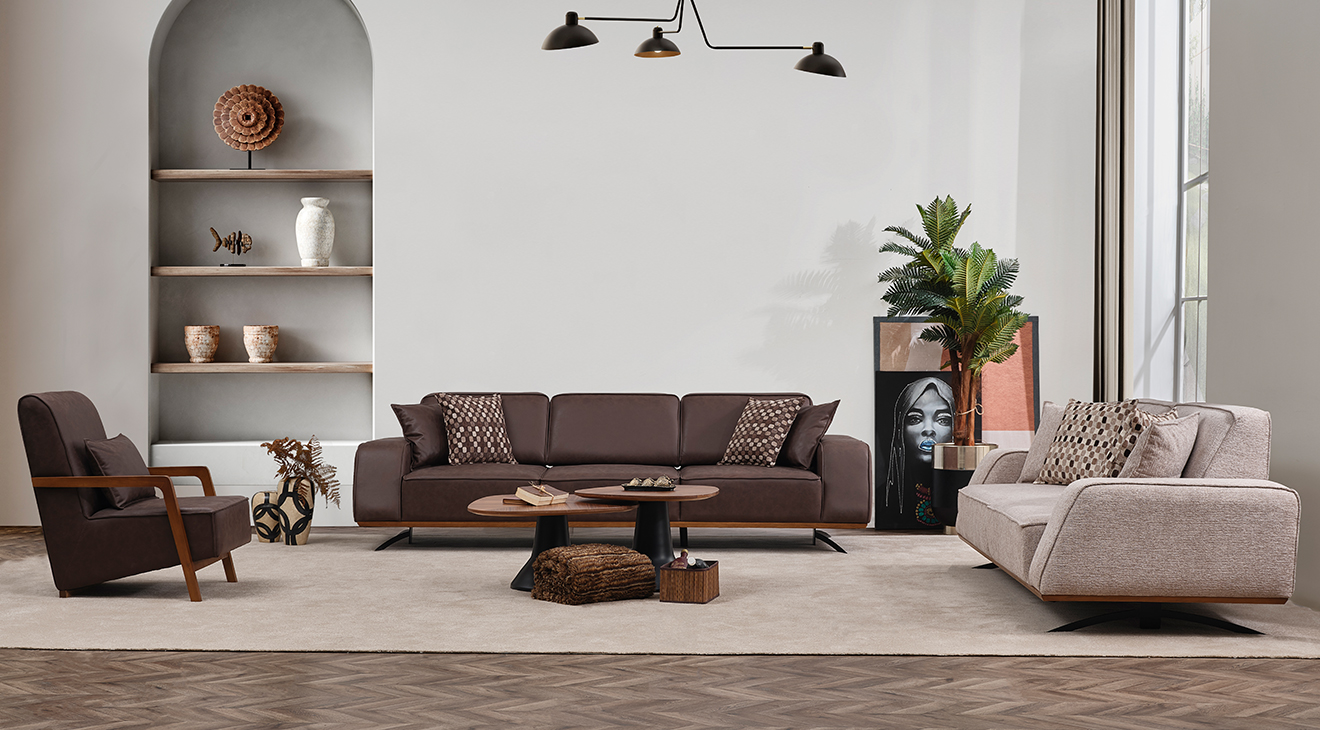 Lotus Yataklı Modern Koltuk Takımı Modern Koltuk Takımı