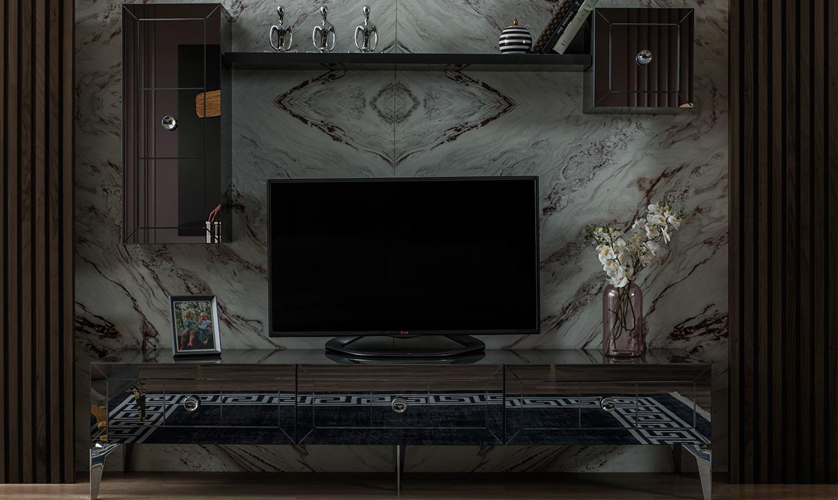 Lexus Gri TV Ünitesi TV Ünitesi