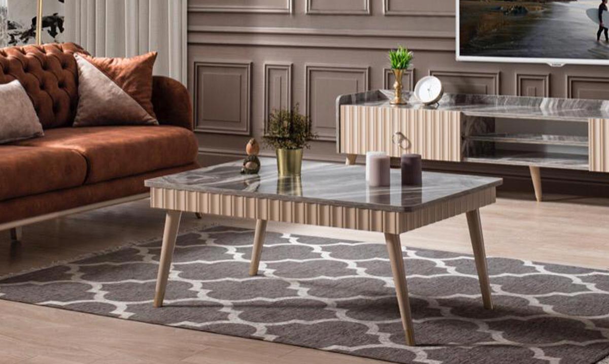 Almanya Gri Capicino Orta Sehpa Orta Sehpa