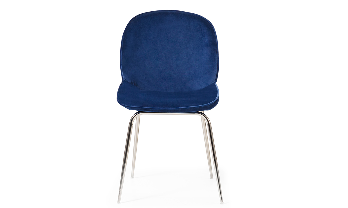 Küba Gümüş Metal Ayaklı Sandalye Sandalye