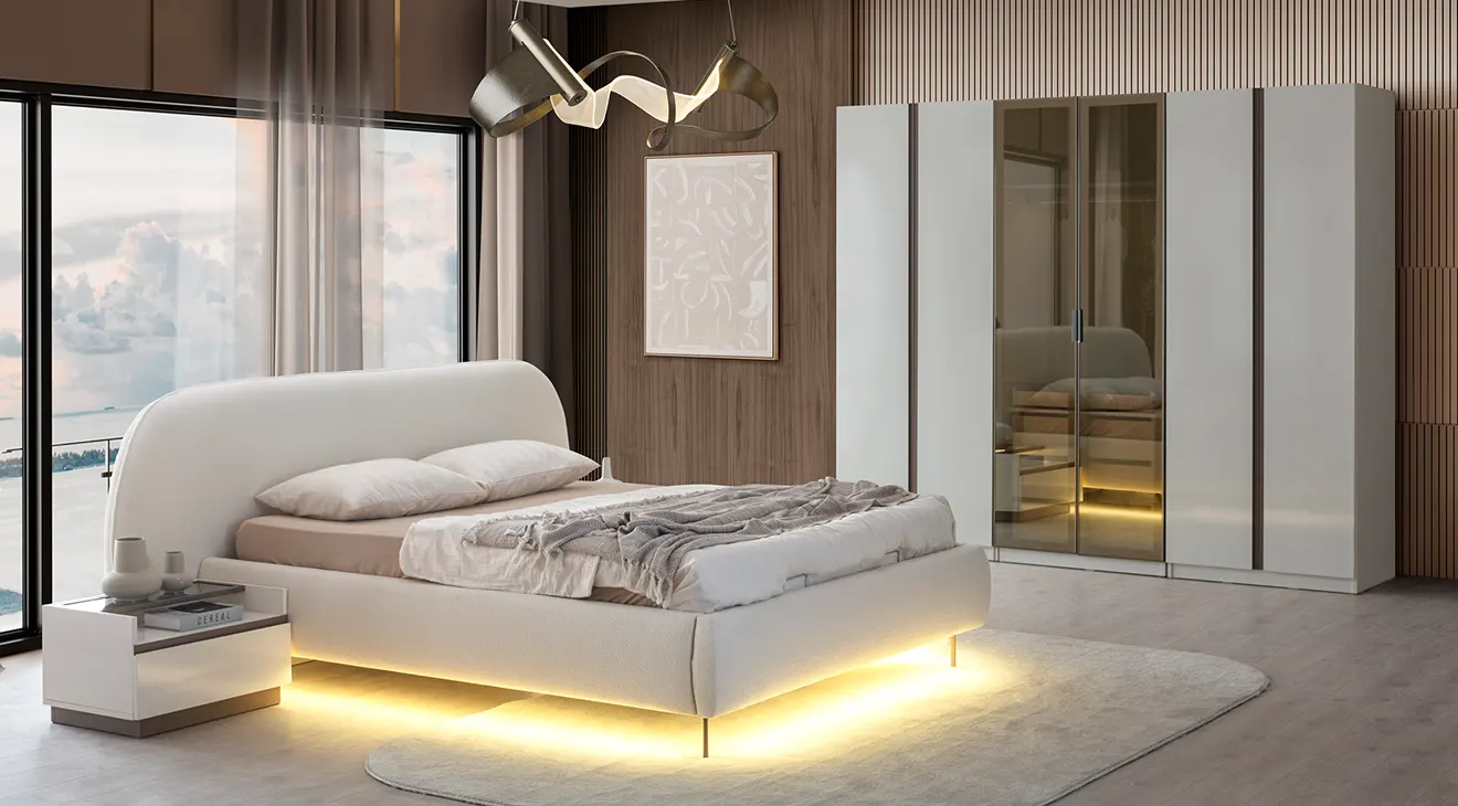 Bellat 6 Kapaklı Yatak Odası Takımı Yatak Odası