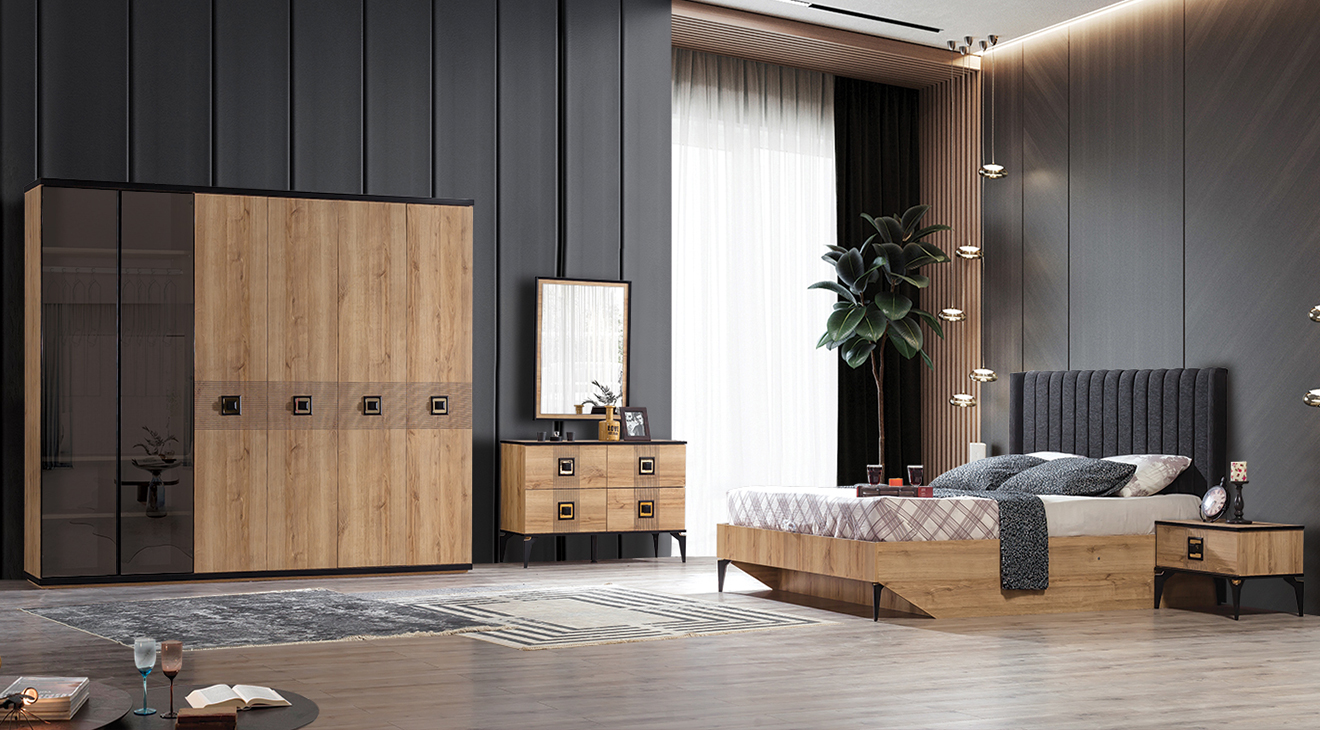 Dora 6 Kapaklı Yatak Odası Takımı Yatak Odası