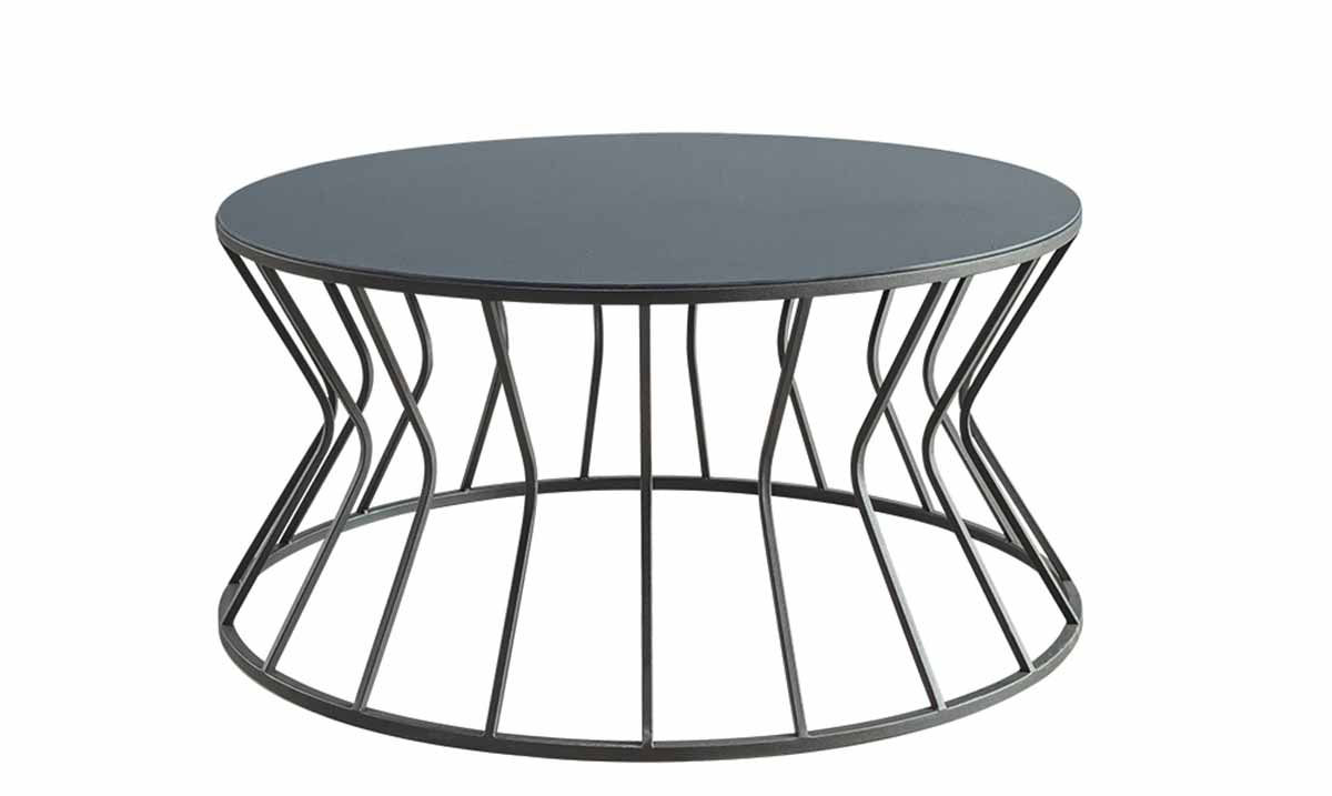 Prizma Black Metal Ayaklı Orta Sehpa Orta Sehpa