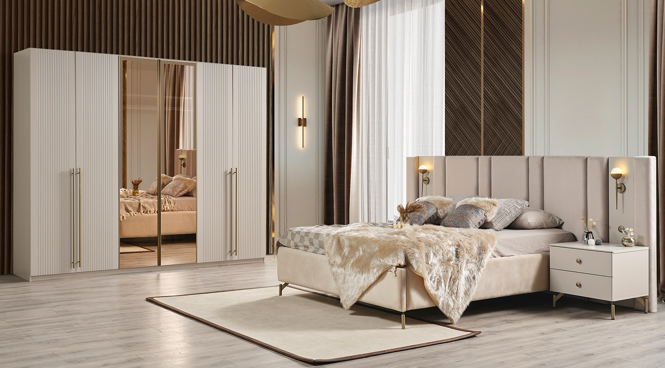 Eva 6 Kapaklı Yatak Odası Takımı Yatak Odası